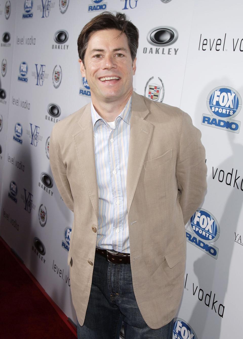 Journalist J.R. Moehringer arrives at the premiere of Yari Film's "Resurrecting the Champ" at the Academy Theater on August 22, 2007 in Beverly Hills, California.