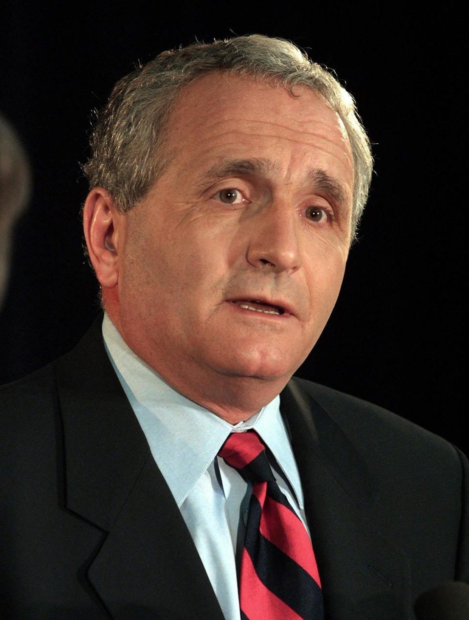 Took office: Sept. 26, 1992 (acting)  Left office: Jan. 20, 1993  <a href="http://georgewbush-whitehouse.archives.gov/government/principi-bio.html" target="_blank">Took office:</a> Jan. 23, 2001  Left office: Jan. 26, 2005  Anthony Principi speaks to the media following his nomination as Secretary of Veterans Affairs by U.S. President-elect George W. Bush on Dec. 29, 2000 at Bush-Cheney Transition Headquarters in Washington, D.C. (PAUL BUCK/AFP/Getty Images)