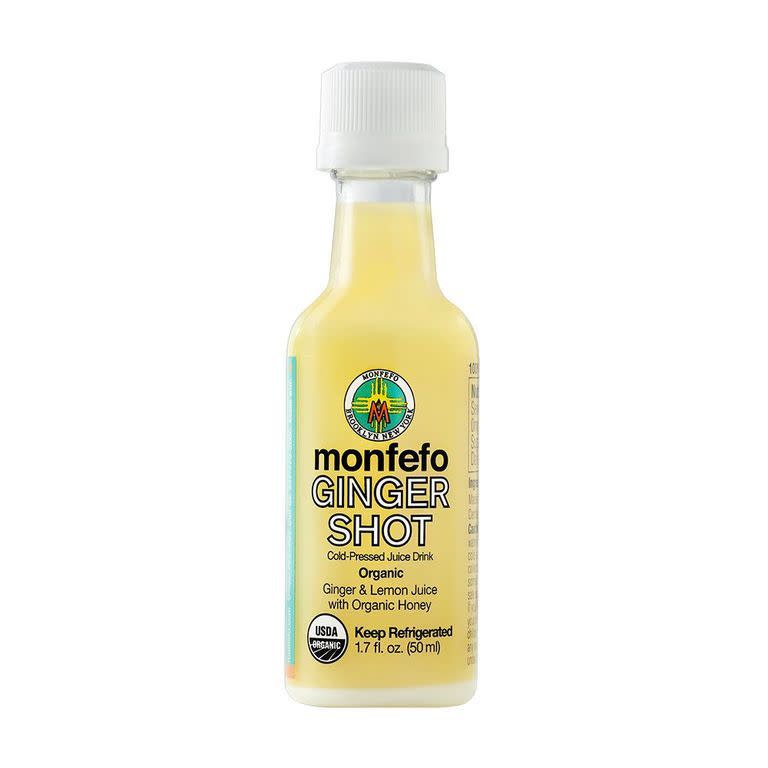 4) Monfefo Organic Cold-Pressed Ginger Shots