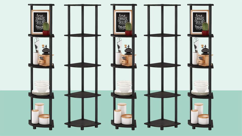 Furinno Turn-N-Tube 5 Tier Corner Shelf