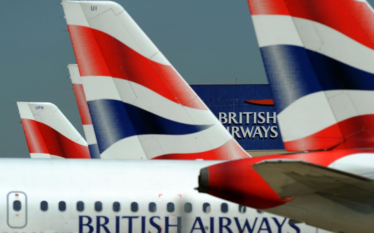 British Airways planes - AFP