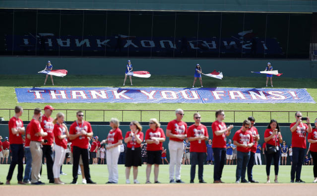 Arlington, Texas, USA. September 29, 2019: Former Texas Ranger