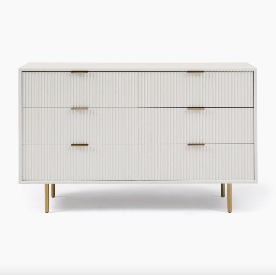 <p><a href="https://go.redirectingat.com?id=74968X1596630&url=https%3A%2F%2Fwww.westelm.com%2Fproducts%2Fquinn-wood-6-drawer-dresser-white-antique-bronze-h5295&sref=https%3A%2F%2Fwww.esquire.com%2Flifestyle%2Fg42726005%2Fbest-dressers%2F" rel="nofollow noopener" target="_blank" data-ylk="slk:Shop Now;elm:context_link;itc:0;sec:content-canvas" class="link ">Shop Now</a></p><p>Quinn 6-Drawer Dresser </p><p>westelm.com</p><p>$1749.00</p>