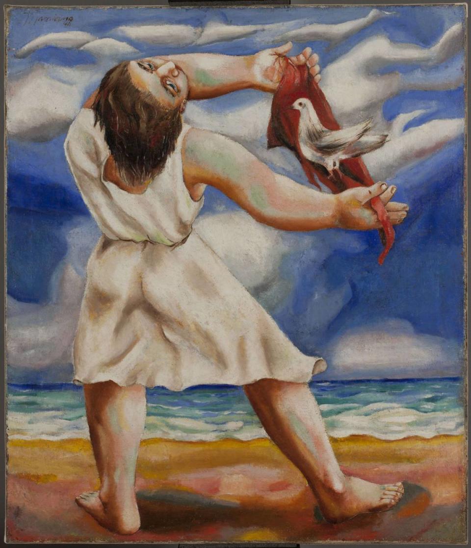 “La paloma de la paz”, 1940, óleo sobre liezno, 74 x 63,5 cm.