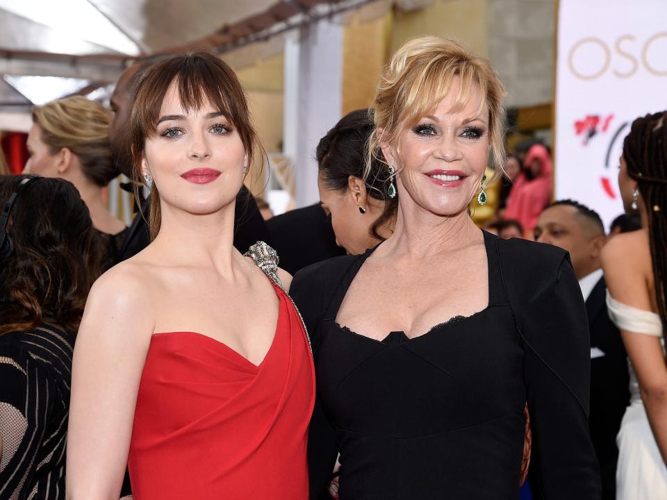 Dakota Johnson and Melanie Griffith