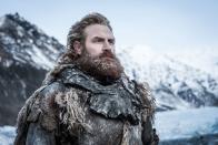 <p>Tormund Giantsbane dreams of the "Big Woman". (We presume.)</p>