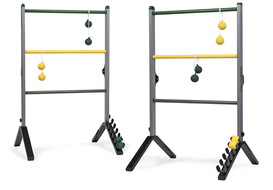 EastPoint Sports Ladder Ball Set with green and yellow balls (Photo via Amazon)