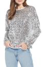 <p><strong>SOMETHING NAVY</strong></p><p>nordstrom.com</p><p><strong>$99.00</strong></p><p><a rel="nofollow noopener" href="https://shop.nordstrom.com/s/something-navy-sequin-sweatshirt-nordstrom-exclusive/5062916" target="_blank" data-ylk="slk:Shop Now;elm:context_link;itc:0;sec:content-canvas" class="link ">Shop Now</a></p>Prepare to dazzle in this comfy pullover that's blanketed in stunning sequins. This alluring style is part of powerhouse blogger Arielle Charnas's much-anticipated collection that embodies approachable fashion with a luxe sensibility."/