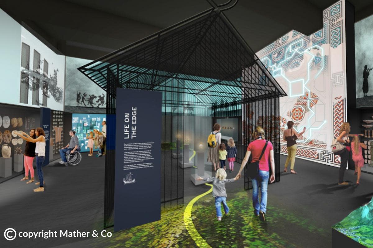 Illustration of how the redeveloped museum and art gallery could look <i>(Image: Mather & Co)</i>