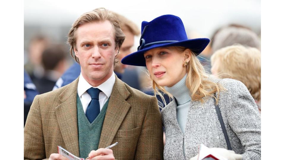 Thomas Kingston and Lady Gabriella Kingston at Cheltenham