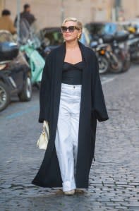 Florence Pugh in Rome, Italy on January 25, 2024.