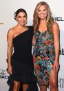 Eva Longoria and Bachelorette Hannah Brown become fast friends on Monday as <em>Elite Daily</em> and YouTube TV celebrate the new series <em>Grand Hotel</em> with a special screening event at The Fontainebleau Hotel in Miami.