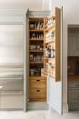 <p>Wooden textures sit beautifully within a kitchen. This storage nook feels tucked away from the rest of the room but can brilliantly hold all of your dry goods. <br></p><p>• See more from <a href="https://www.tomhowley.co.uk/" rel="nofollow noopener" target="_blank" data-ylk="slk:Tom Howley;elm:context_link;itc:0;sec:content-canvas" class="link ">Tom Howley</a></p><p><strong>READ MORE</strong>: <a href="https://www.housebeautiful.com/uk/lifestyle/shopping/a27218660/sustainable-furniture/" rel="nofollow noopener" target="_blank" data-ylk="slk:A guide to buying sustainable furniture;elm:context_link;itc:0;sec:content-canvas" class="link ">A guide to buying sustainable furniture</a></p>