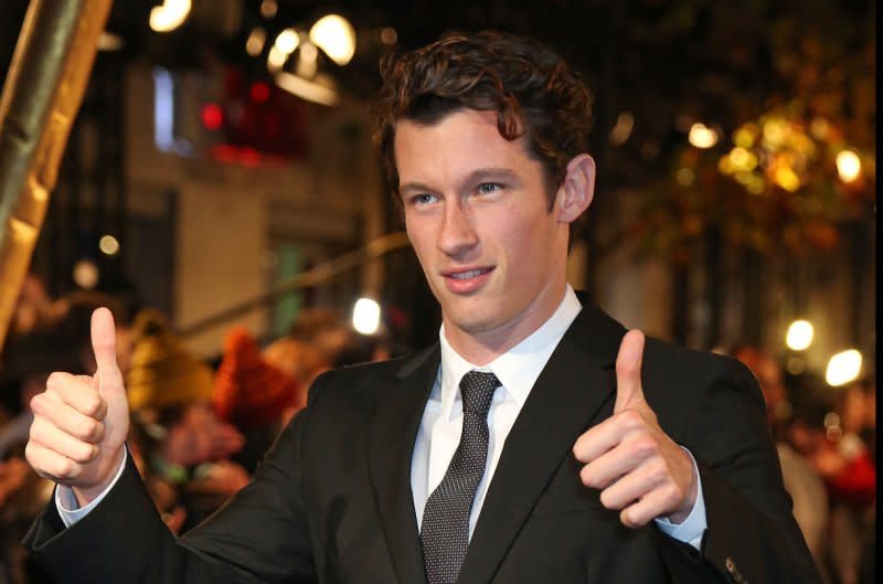 Callum Turner attends the Paris premiere of "Fantastic Beasts: The Crimes of Grindelwald" in 2018. File Photo by David Silpa/UPI
