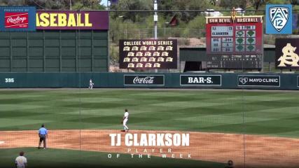 Utah’s TJ Clarkson wins Pac-12 Player of the Week award, presented by Rawlings