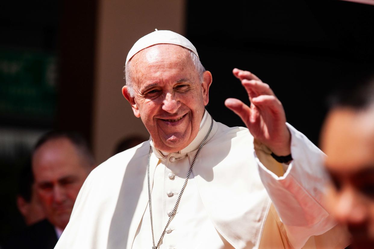 Pope Francis: 'Homosexual people have the right to be in a family' (Getty Images)