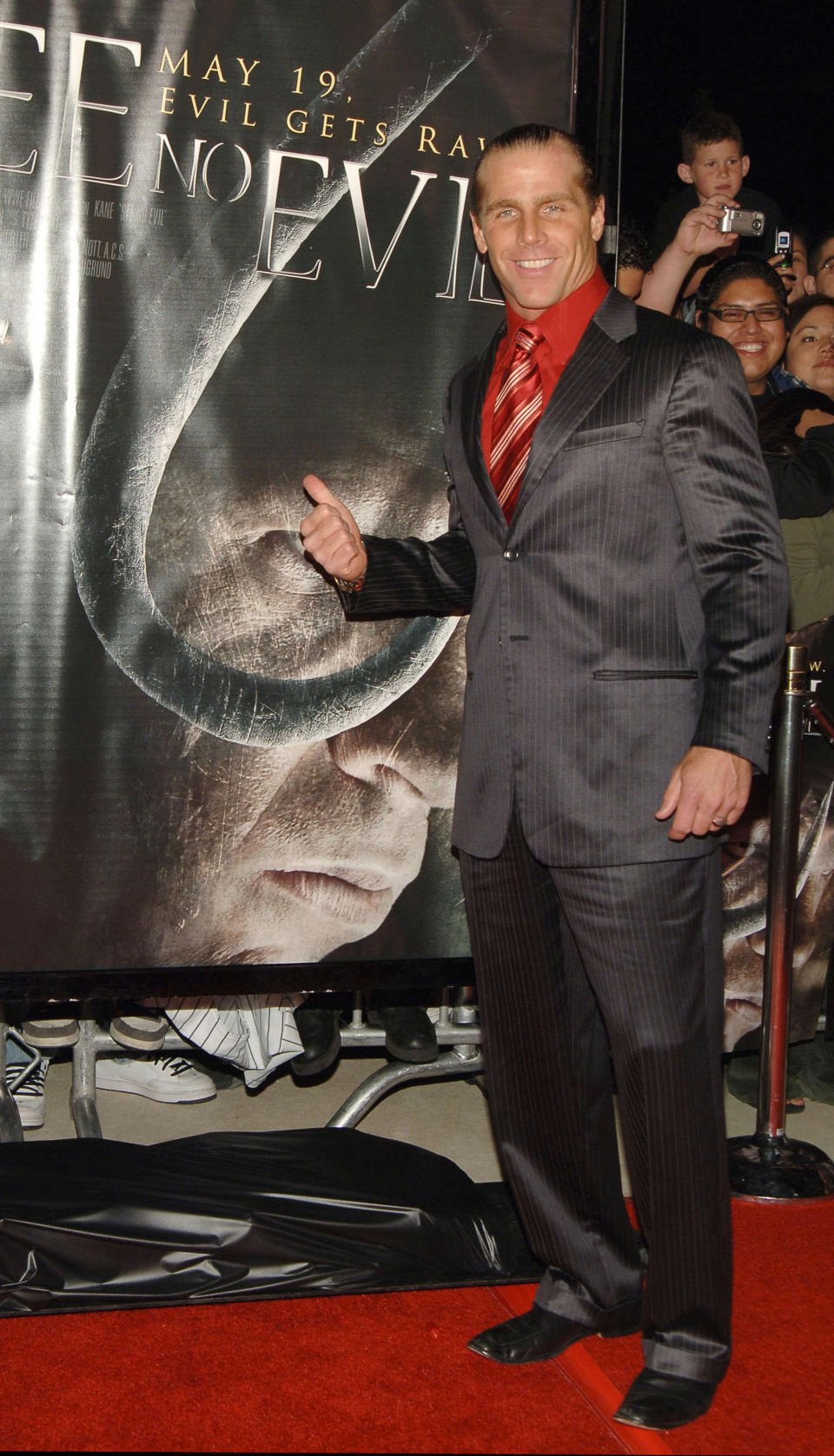Shawn Michaels, WWE Raw Superstar during 'See No Evil' Premiere - Arrivals in Los Angeles, California, United States. (Photo by J.Sciulli/WireImage for LIONSGATE)