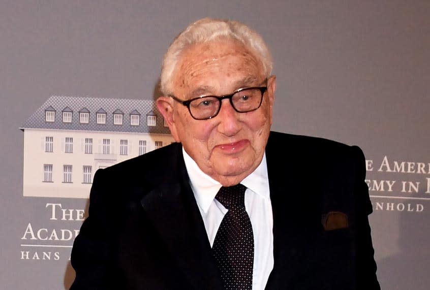 Former Secretary of State Henry Kissinger Chad Buchanan/Getty Images