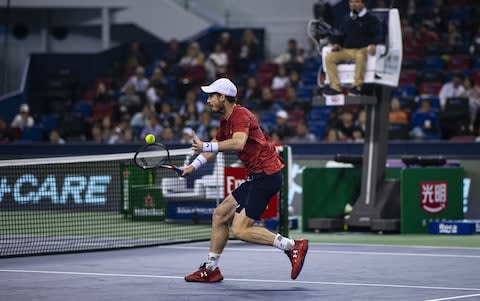 Murray is on high alert in Antwerp, ready to return home if Kim goes into labour - Credit: GETTY IMAGES