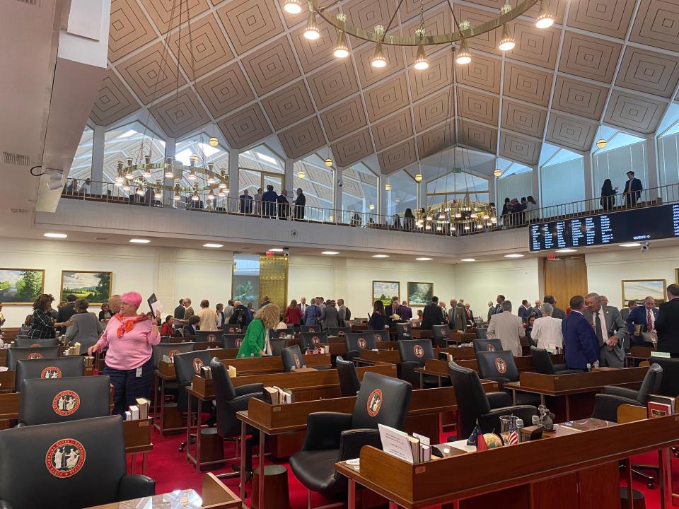 The North Carolina House of Representatives reconvenes for the short session on Wednesday, April 24, 2024