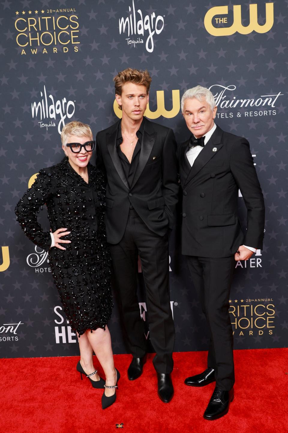 Catherine Martin, Austin Butler, and Baz Luhrmann (REUTERS)