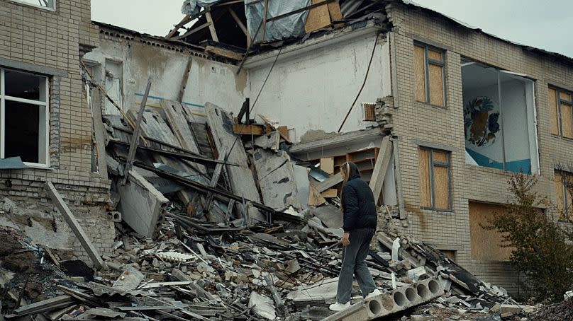 The remains of the Velykokostromska School