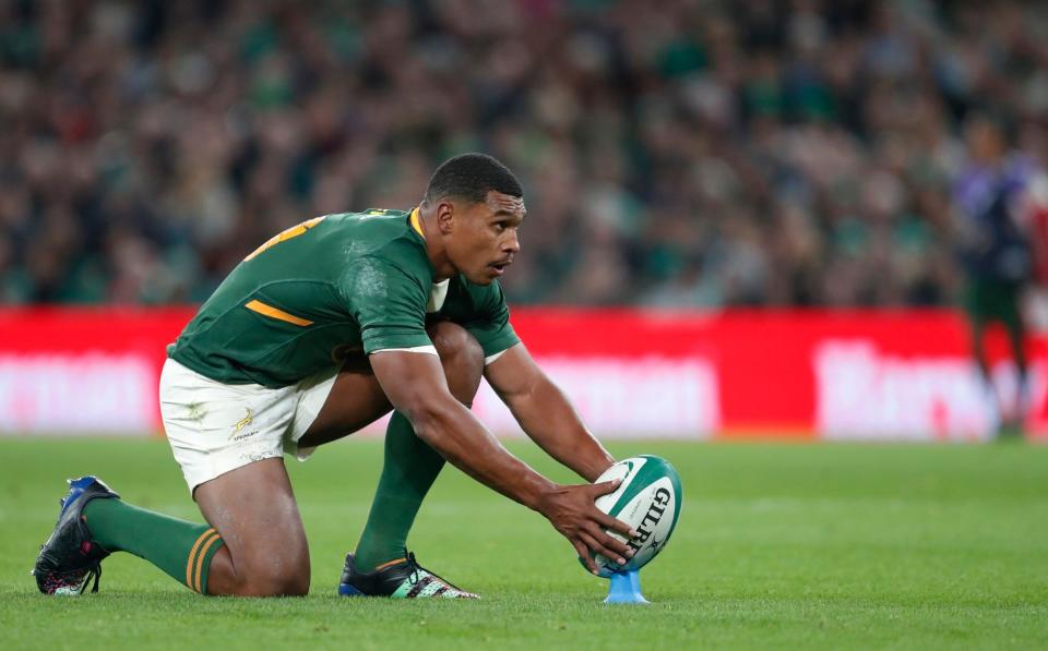 Willemse struggled with kicking off the tee last week - Peter Morrison /AP