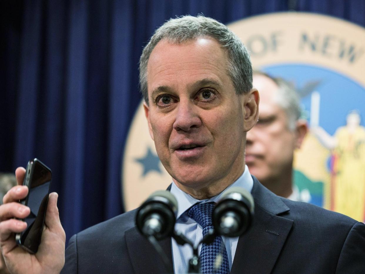 Eric Schneiderman, the New York attorney general, has strengthened his team, as he looks to oppose Donald Trump through the US legal system: Getty Images