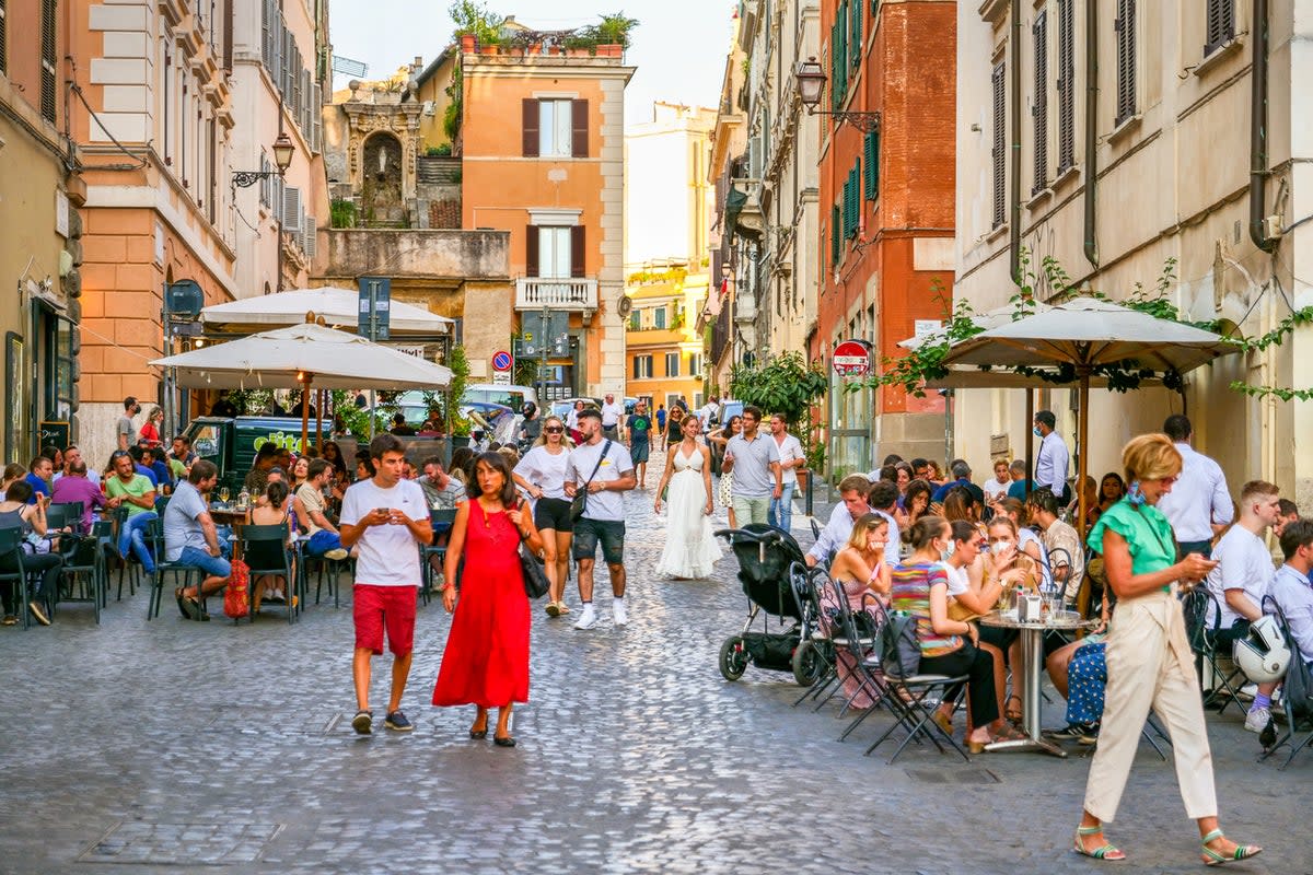 Piazza della Madonna Dei Monti is great for an aperitivo drink (Getty)