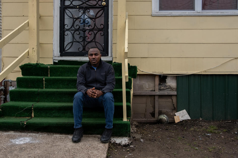 Ally Sharifu at his home in Buffalo, New York, on March 4, 2023