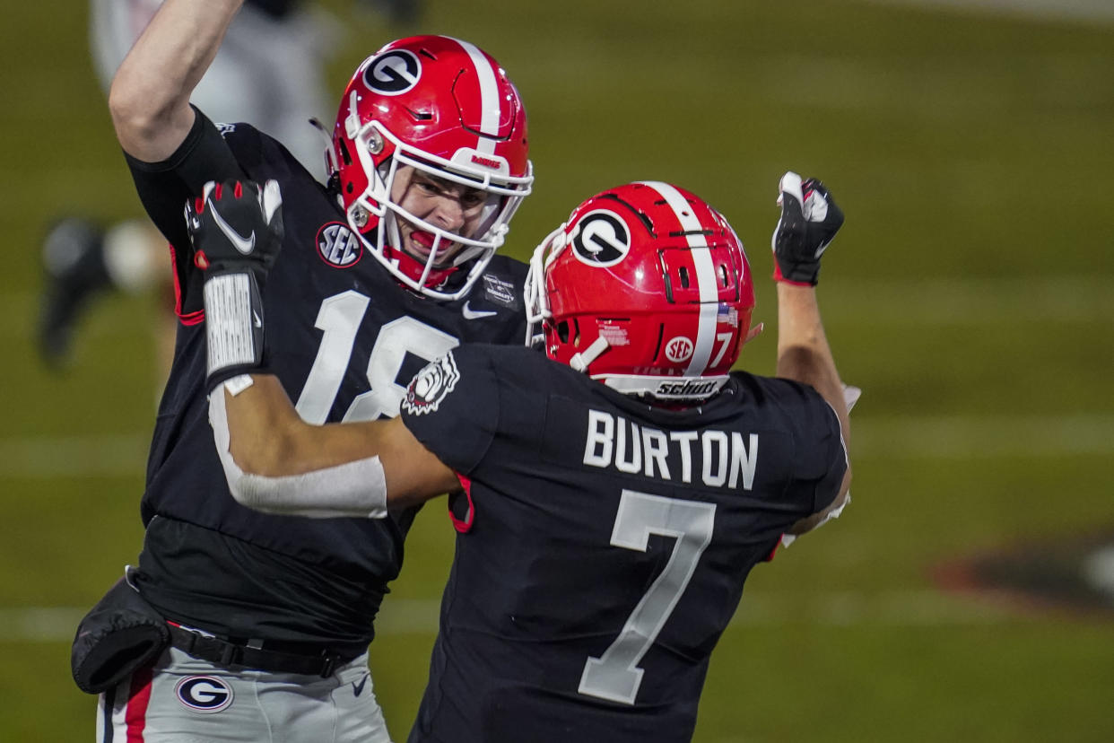 Georgia beat Mississippi State on Saturday behind J.T. Daniels' 401 passing yards. (Dale Zanine-USA TODAY Sports)