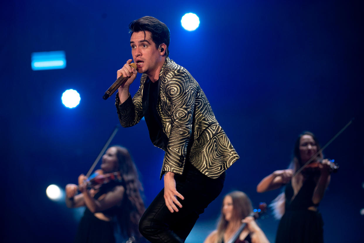 BRAZIL-MUSIC-ROCK IN RIO - Credit: Mauro Pimental/AFP/Getty Images