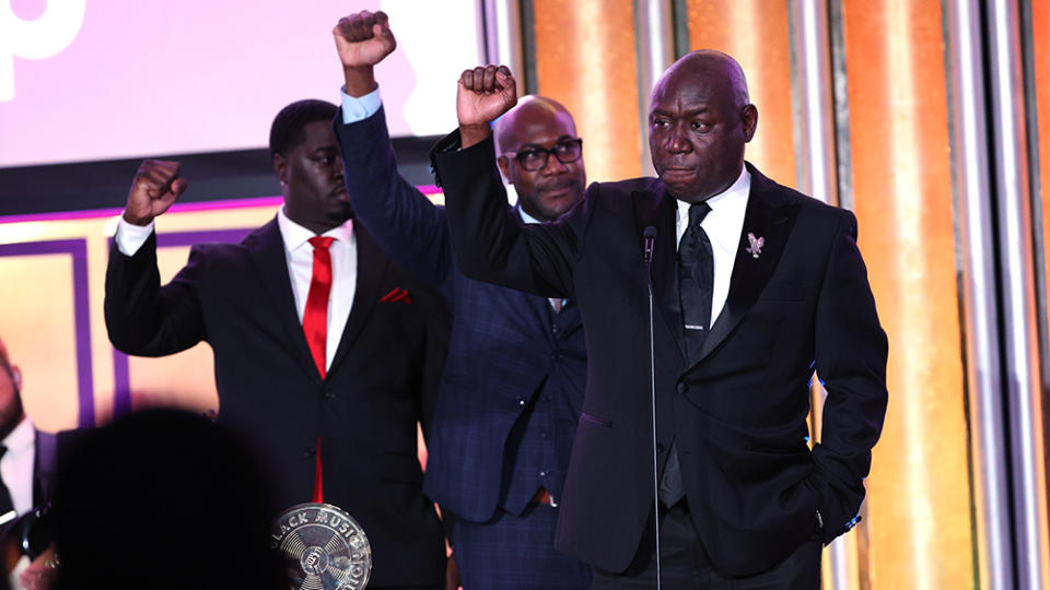 WEST HOLLYWOOD, CALIFORNIA - SEPTEMBER 23: <> speaks onstage during the Music in Action Awards Ceremony hosted by The Black Music Action Coalition at 1 Hotel West Hollywood on September 23, 2021 in West Hollywood, California. (Photo by Kevin Winter/Getty Images for ABA)