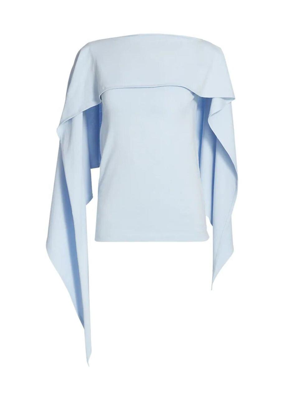 7) Draped Cape Top