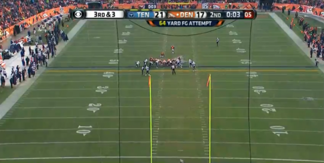 VIDEO: Matt Prater can only be bested by a field goal-kicking