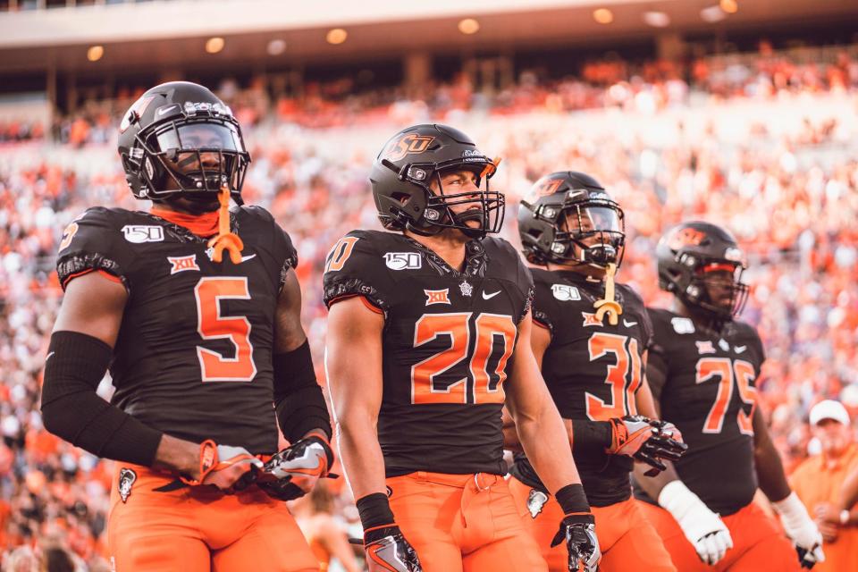 Oklahoma State won the Fiesta Bowl last year. They'll host SDSU in 2024.