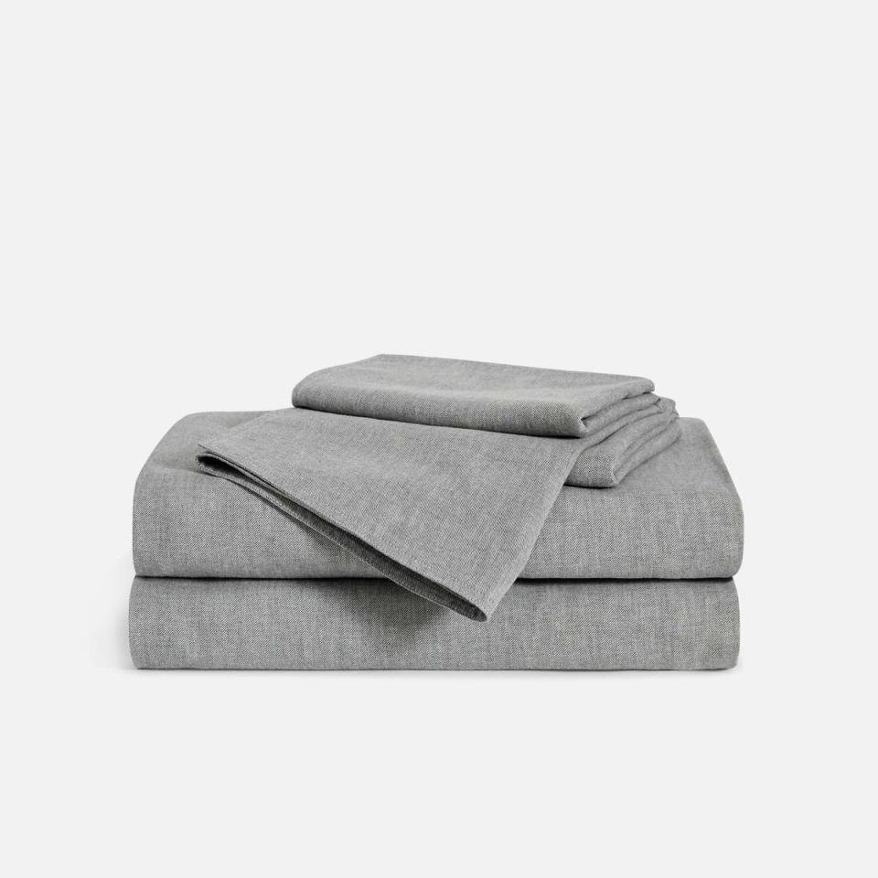 <p><strong>Brooklinen</strong></p><p>brooklinen.com</p><p><strong>$237.15</strong></p><p><a href="https://go.redirectingat.com?id=74968X1596630&url=https%3A%2F%2Fwww.brooklinen.com%2Fproducts%2Fheathered-cashmere-core-sheet-set&sref=https%3A%2F%2Fwww.bestproducts.com%2Fhome%2Fg34362290%2Fbrooklinen-amazon-prime-day-sale-2020%2F" rel="nofollow noopener" target="_blank" data-ylk="slk:Shop Now;elm:context_link;itc:0;sec:content-canvas" class="link ">Shop Now</a></p><p>If you want to stay warm during the colder months ahead, pick up a set of Brooklinen's cashmere sheets. It's like the bedding equivalent of your favorite cozy sweater.</p>