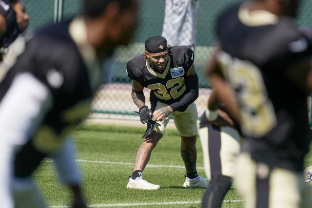 First look: Tyrann Mathieu practicing with Saints