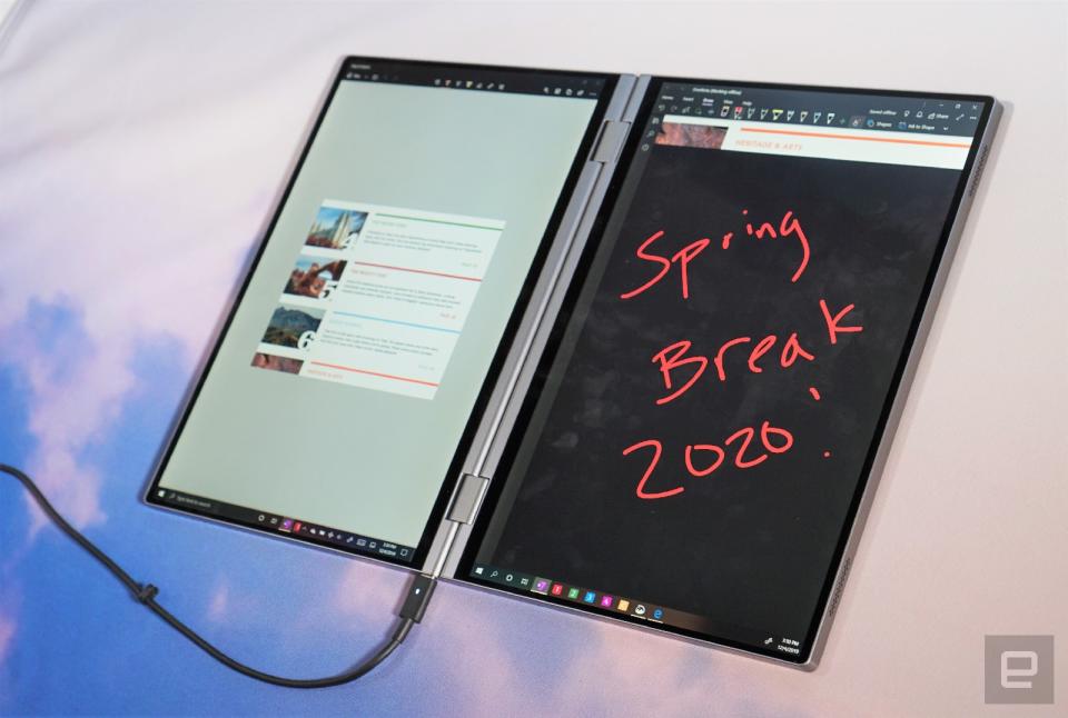Dell "Concept Duet" dual-screen laptop hands-on at CES 2020