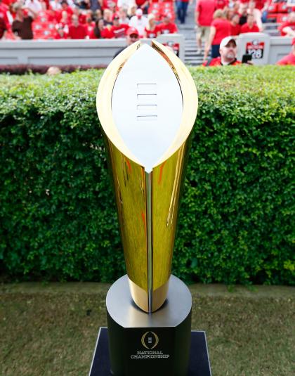 Ohio State and Oregon will play for the College Football Playoff trophy on Jan. 12 in Arlington, Texas. (Getty Images)