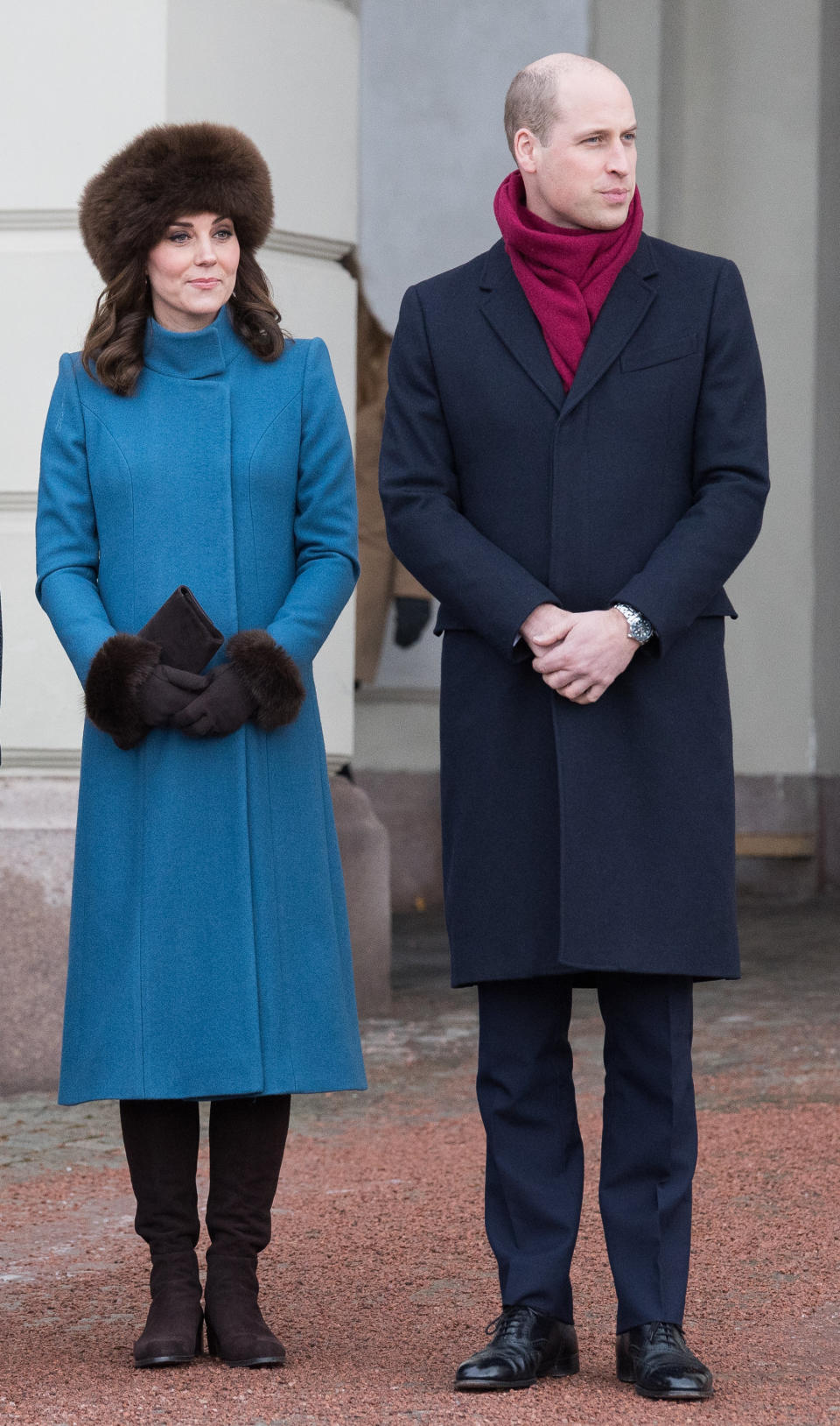 The royals&nbsp;visit the Princess Ingrid Alexandra Sculpture Park in Oslo, Norway, on Feb. 1.