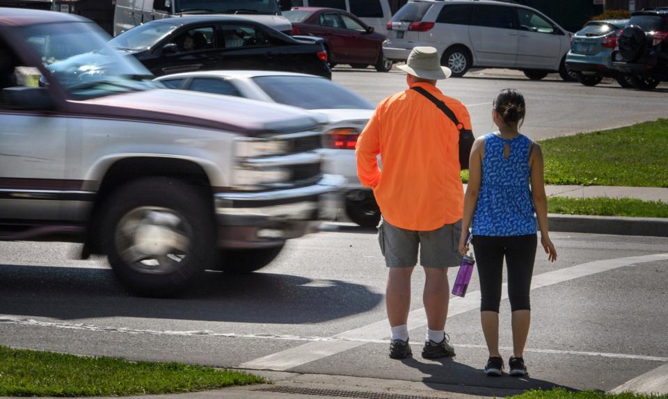 Pedestrian deaths declined modestly in the first six months of 2023 nationwide, but the number increased in Michigan over the same period a year prior, according to preliminary data.