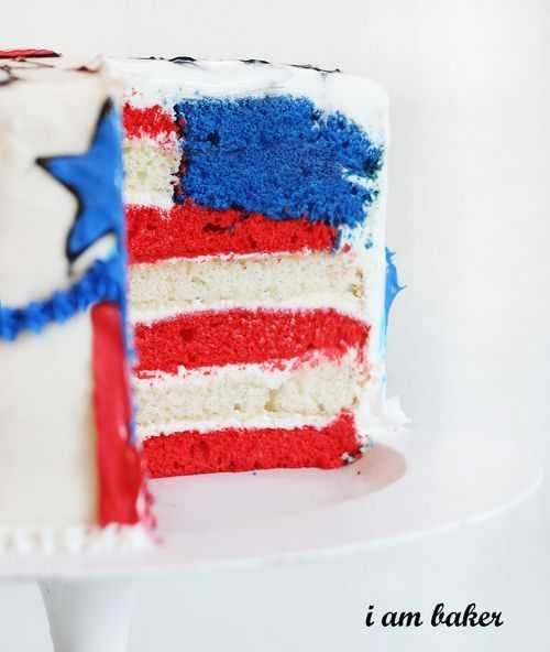 <strong>Get the <a href="https://iambaker.net/fourth-of-july-cake-surprise-inside-cake/" target="_blank">Fourth Of July Cake</a> from I Am Baker</strong>