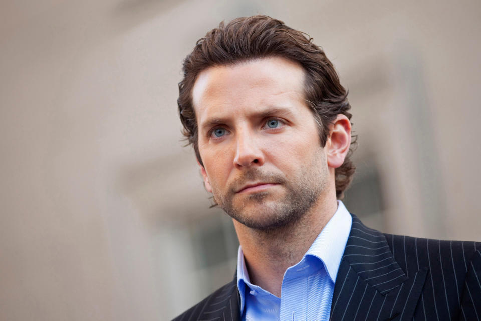 Bradley Cooper as Eddie looking serious