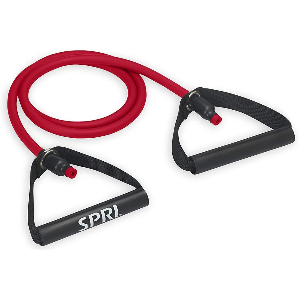 7) SPRI Xertube Resistance Bands Exercise Cords, Red, Medium