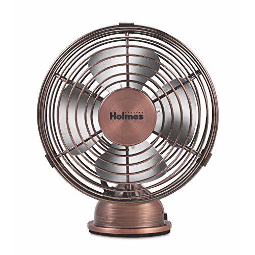 HOLMES Heritage 4-Inch Mini USB Desk Fan