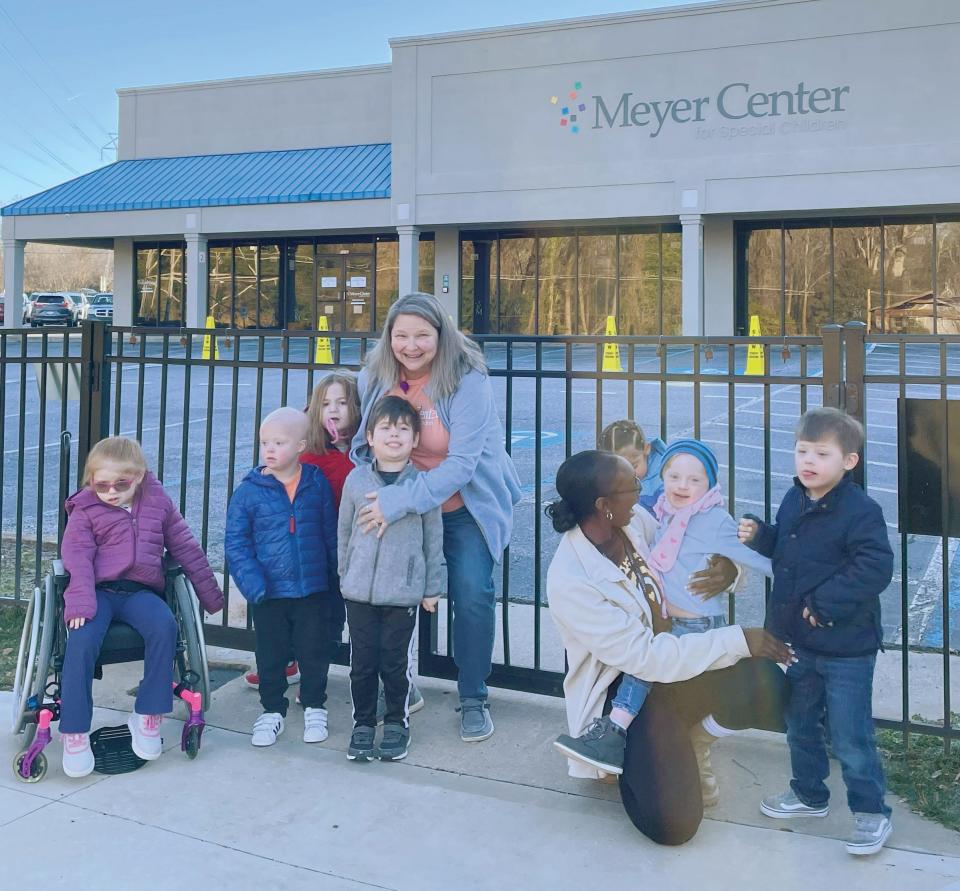 Fun is a part of the curriculum at Meyer Center for Special Children, which was founded in 1954.