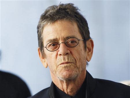 Musician Lou Reed arrives for the Metropolitan Opera's premiere of "Le Comte Ory" at Lincoln Center in New York in this March 24, 2011 file photograph. REUTERS/Lucas Jackson/Files