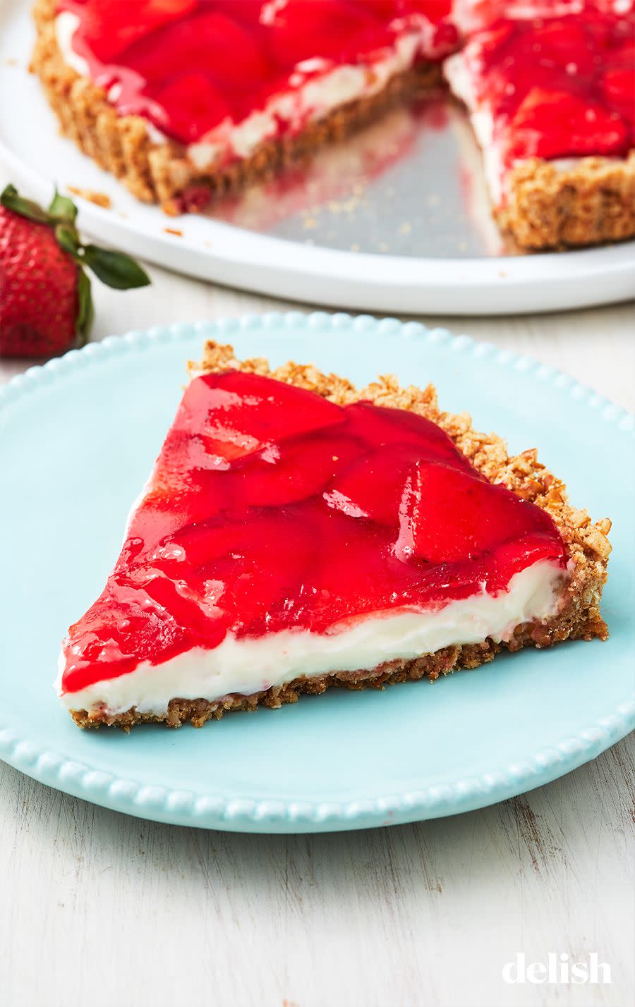 Strawberry Pretzel Tart