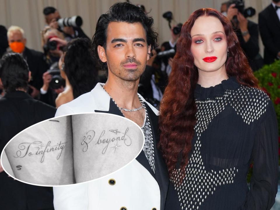 Joe Jonas, Sophie Turner, and their Disney tattoos.